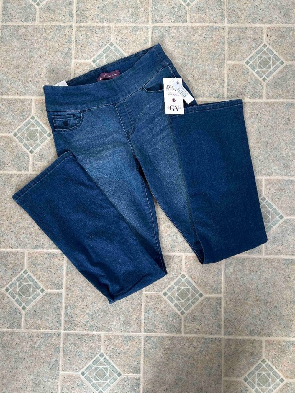 Womens Gloria Vanderbilt Pull-on Stretch Jeans NWT